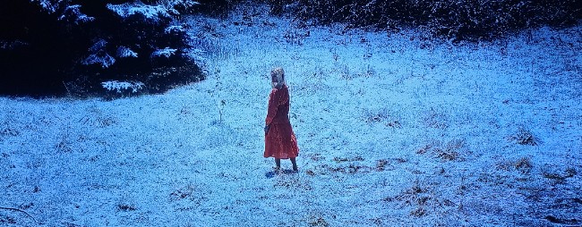 Trude in the snow in Sleep