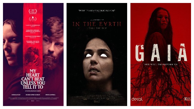 Movie posters for 2021 horror movies