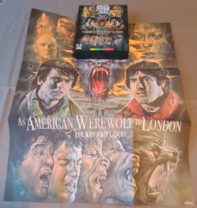 Contents of the limited edition 4K release of An American Werewolf in London