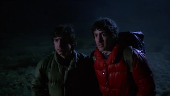 David and Jacking walking on the moors in An American Werewolf in London