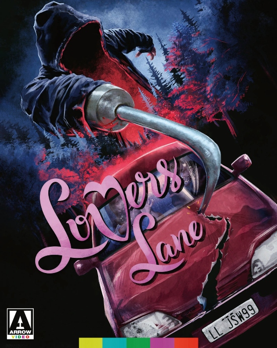 Killer with a hook on the cover of Arrow Video's Lovers Lane Blu Ray