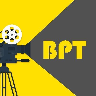 The Best Picture This logo, a film camera and BPT
