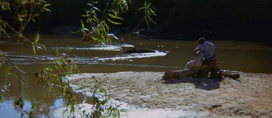 David and Nathan Lee sit at a river bank talking about the past and the future.