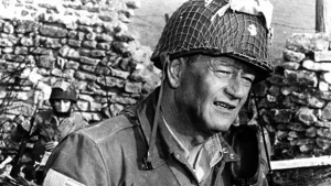 John Wayne in The Longest Day.
