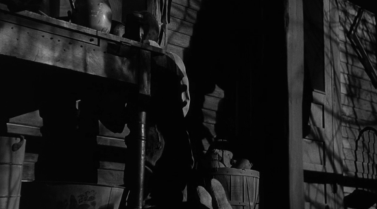 Boo casts a shadow in To Kill a Mockingbird.